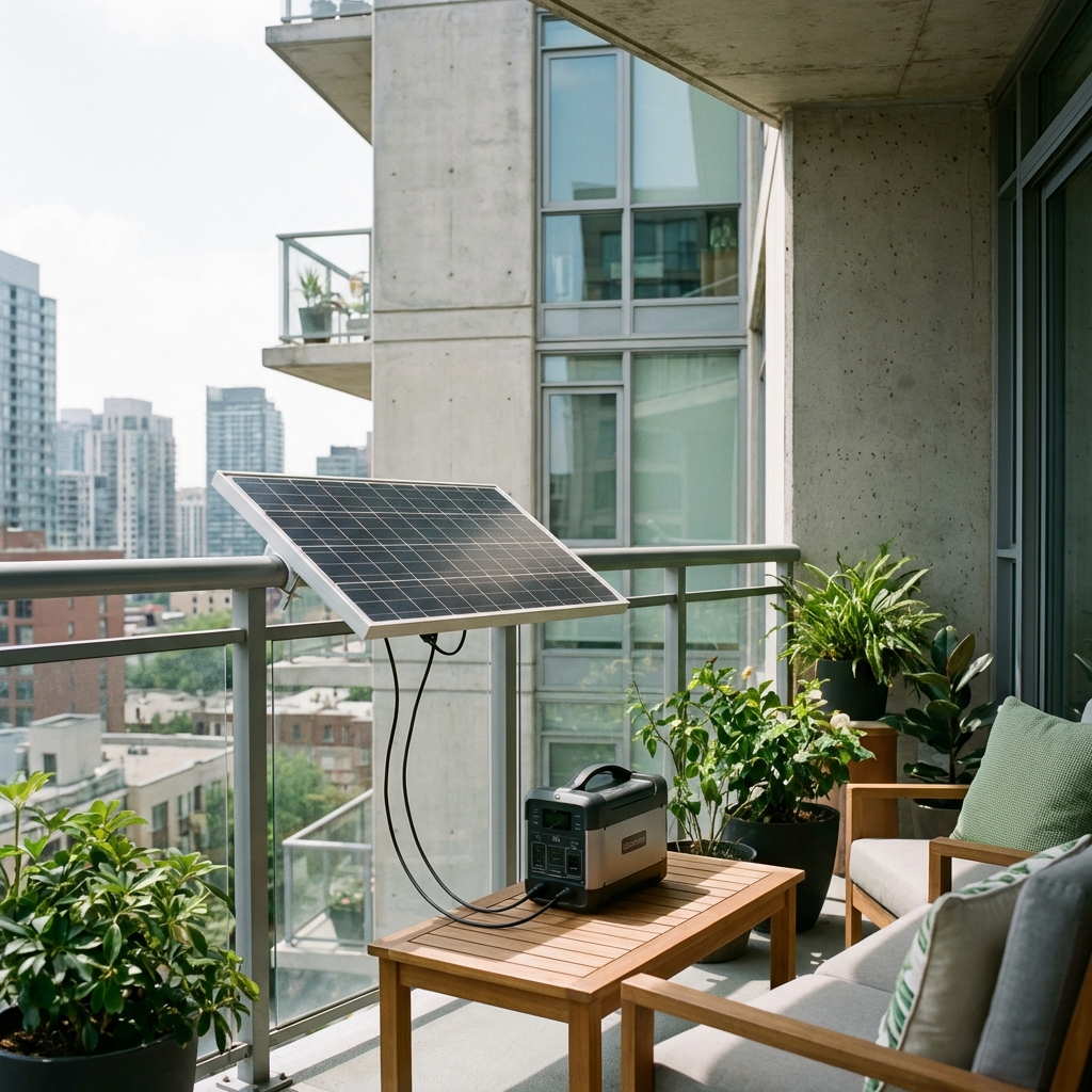Was ist eine Stecker-Solaranlage bzw. ein Balkonkraftwerk?