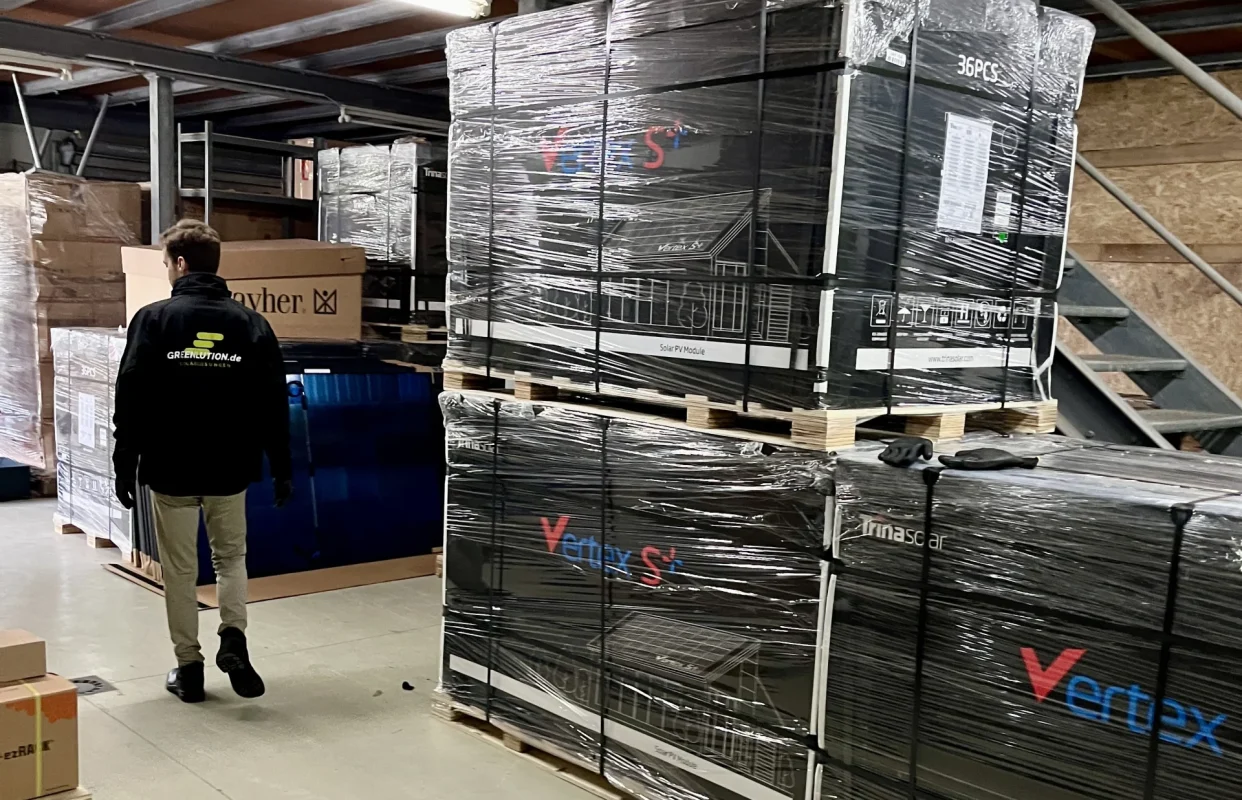 Hochwertige Komponenten im Lager