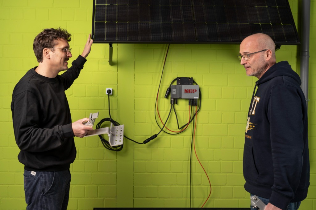 Greenlution Team bei der Arbeit