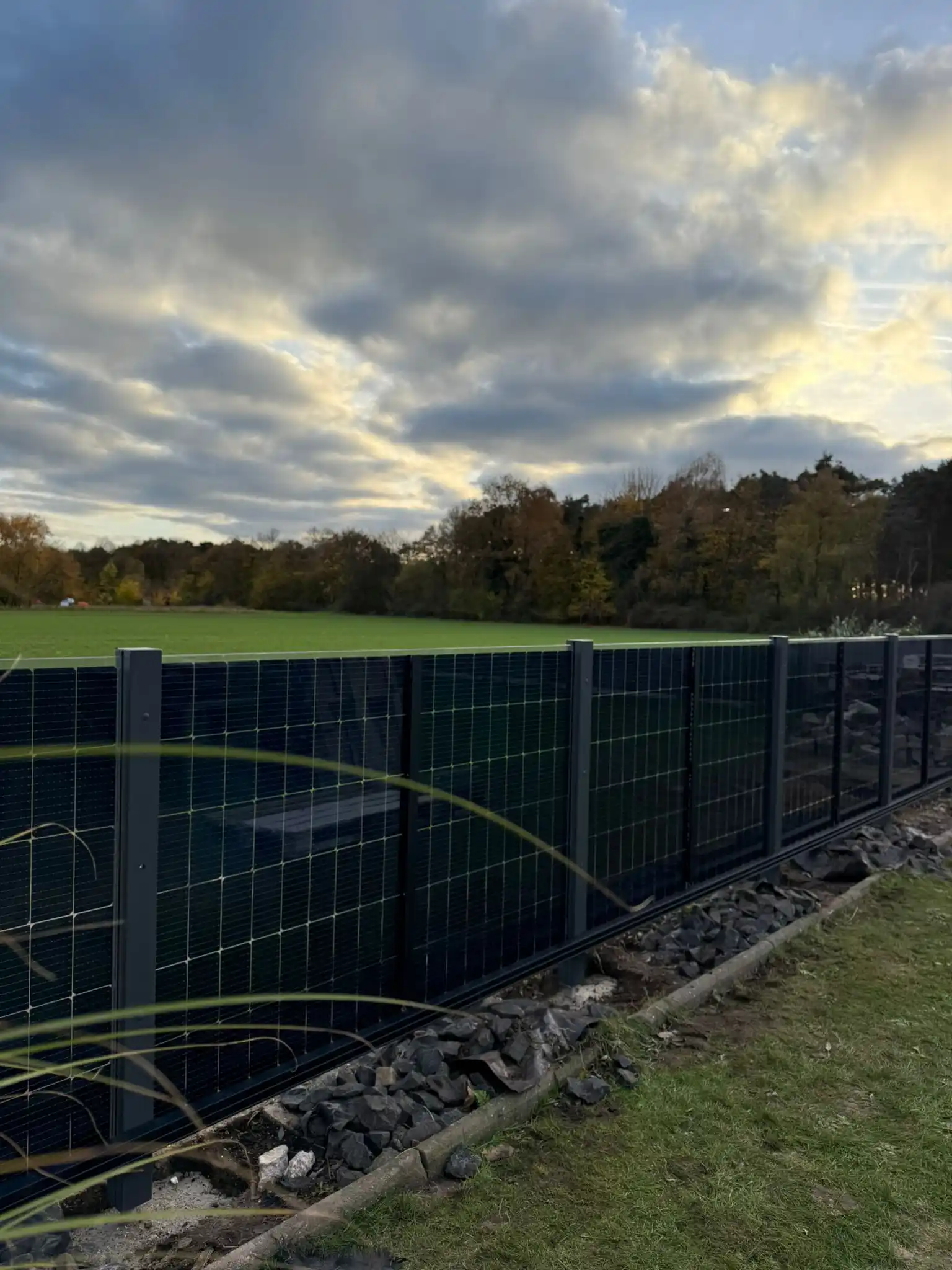 Zaun PV Aluminium-Unterkonstruktion